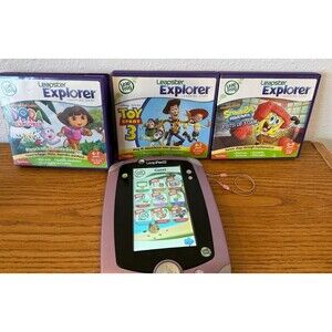 LeapFrog LeapPad 2 Kids Learning Tablet Purple with 3 Games included.